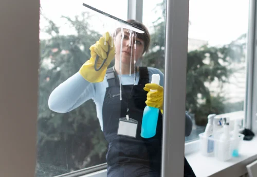 Nettoyage de vitres intérieures et extérieures à la Chapelle-Gonaguet